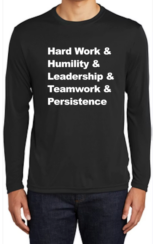 Beyond The Game More Stories - 5 Lessons Long Sleeve Performance Tee - RJM Customs