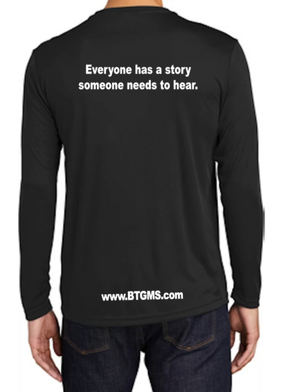Beyond The Game More Stories - BTGMS Long Sleeve Performance Tee - RJM Customs