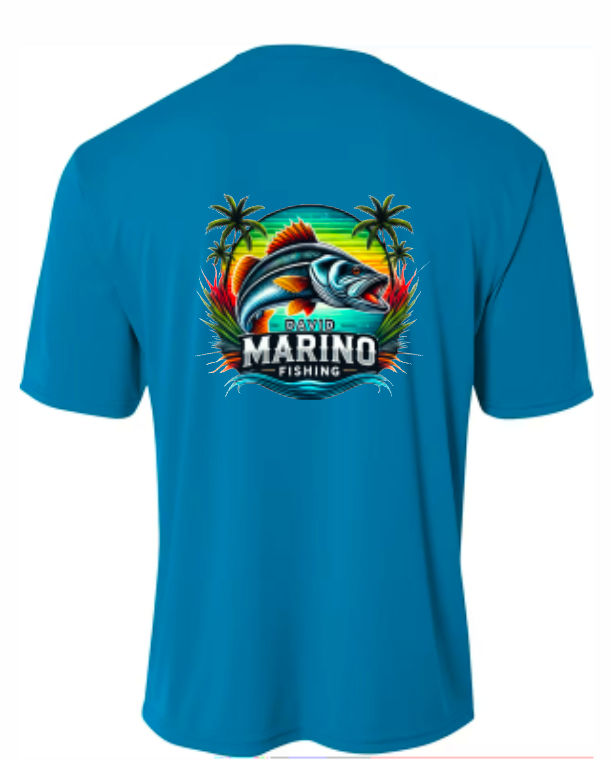 David Marino Fishing Performance Tshirt