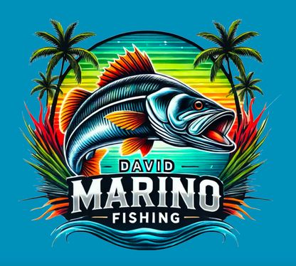 David Marino Fishing Performance Tshirt