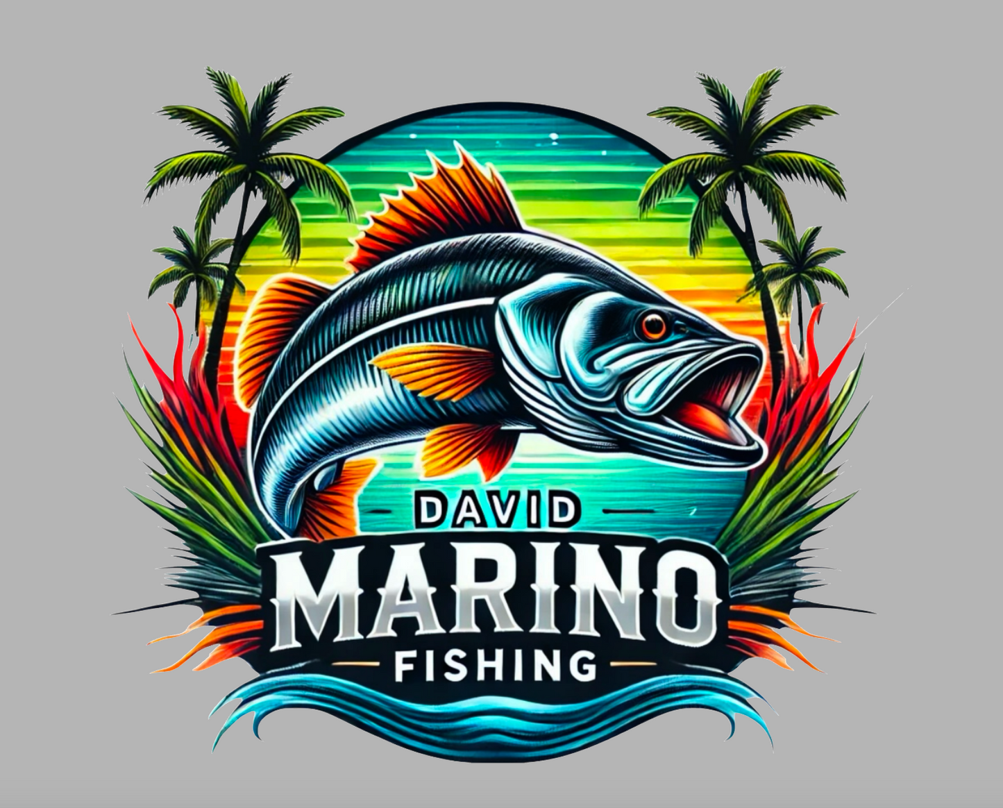David Marino Fishing Performance Tshirt