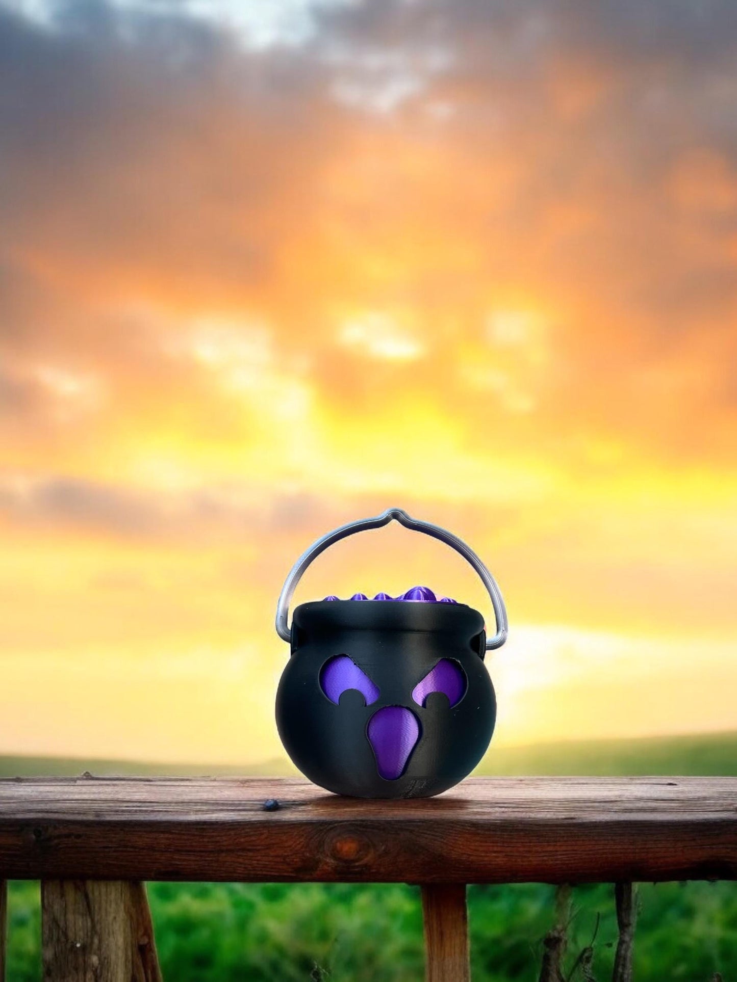 3d Printed Cauldron / Halloween Decor