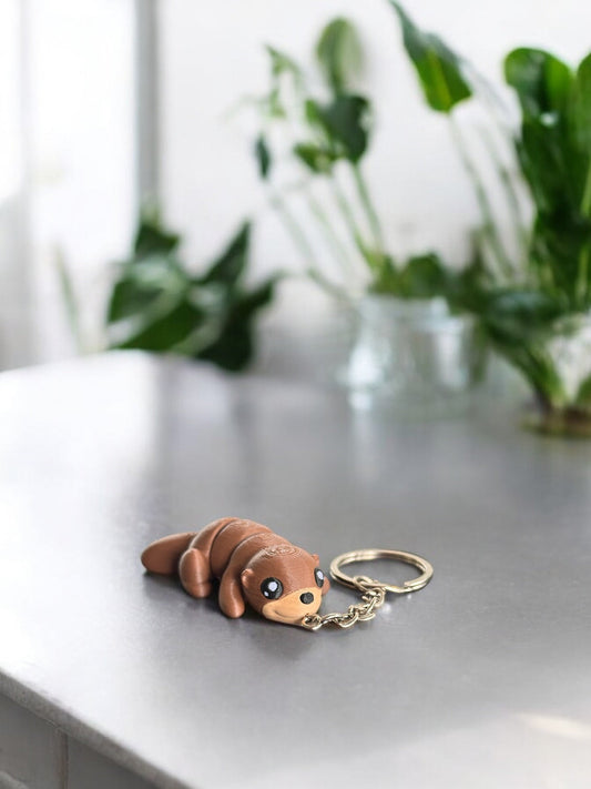 Mini Otter Keychain / 3d printed Otter