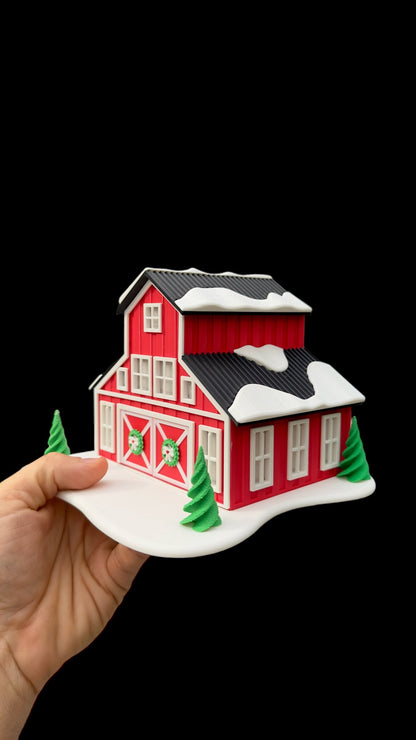 Christmas Village Barn
