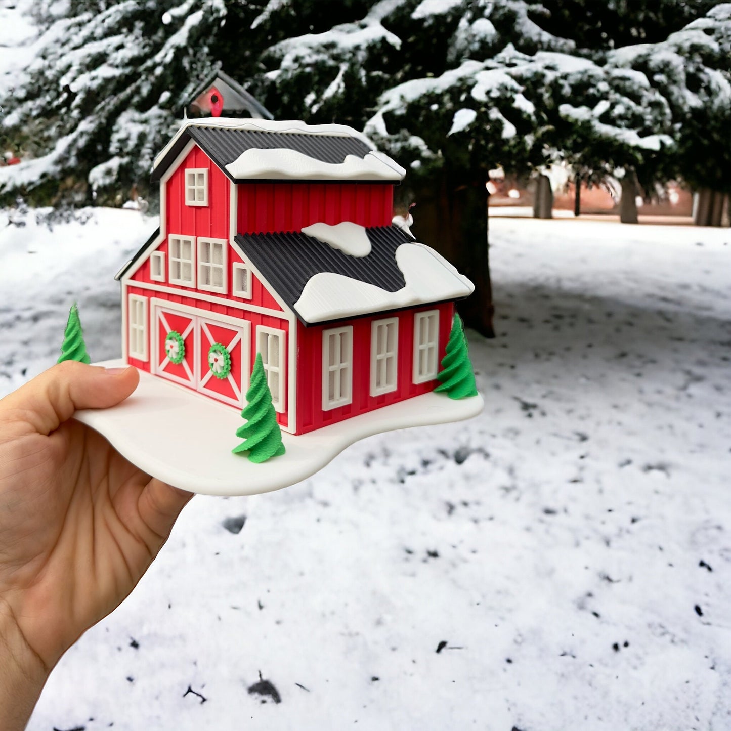 Christmas Village Barn