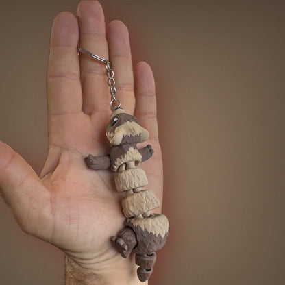 Mini Ferret keychain / 3d Printed Ferret