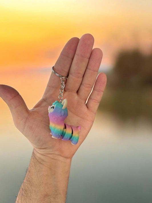 Llama Keychain / 3D Printed Keychain