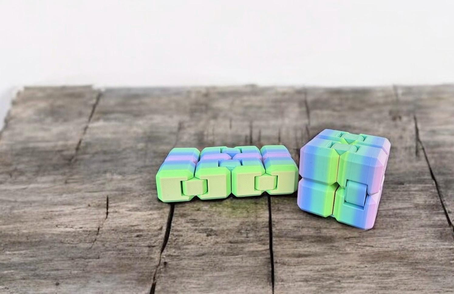 Fidget Infinity Cube / 3D Printed Fidget - RJM Customs