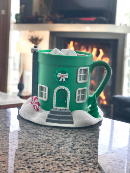 Hot Cocoa Christmas Village House