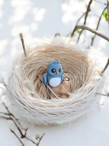 Blue Love Bird Keychain / 3d printed Keychain - RJM Customs