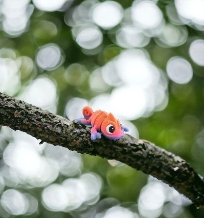 Mini Chameleon Keychain